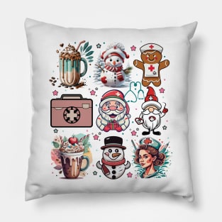 Nurse Christmas Pillow