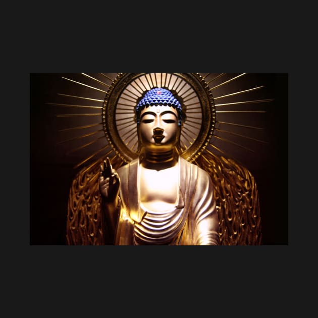 Golden Amitabha Buddha by monoguru