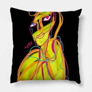 Zweifarbiges Portrait Pillow