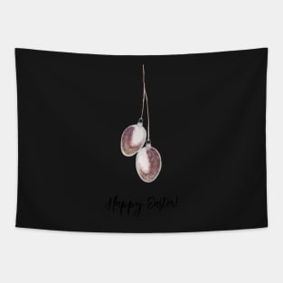 Happy Easter Easter greeting boho design Tapestry