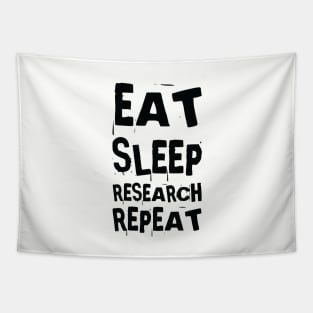 Eat, sleep, research, repeat Tapestry