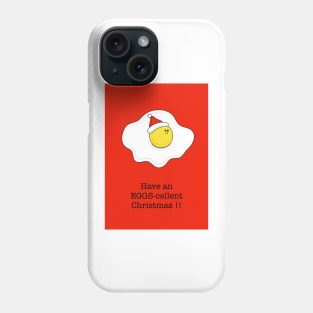 Eggs-cellent Christmas Card Phone Case