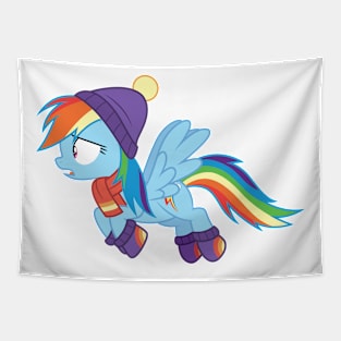 Winter Rainbow Dash 2 Tapestry