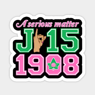 A Serious Matter J15 Founder'S Day Aka Hand Sign Magnet