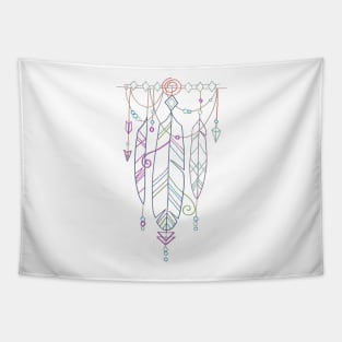 tribal feathers Tapestry