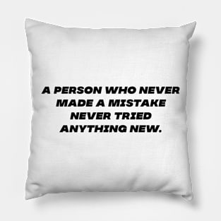 Make Mistakes Pillow