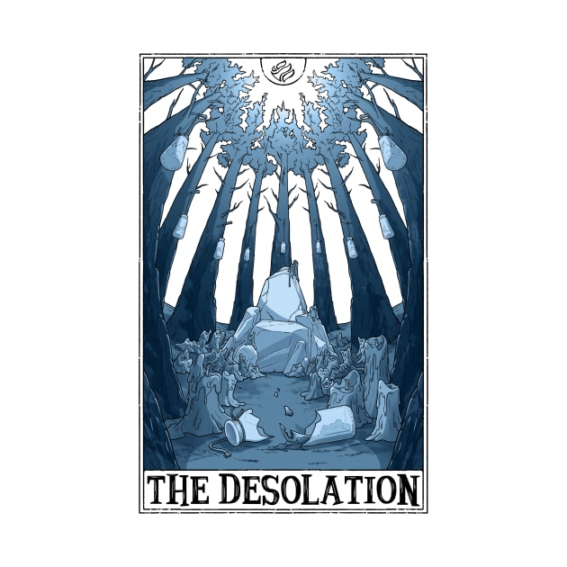 The Desolation Tarotesque (light) by Rusty Quill