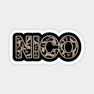 Awesome Proud Name Nico Pattern Retro Anime Magnet