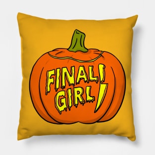 Final Girl Jack-o-lantern Pillow