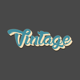 Text “vintage” T-Shirt