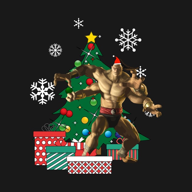 Goro Around The Christmas Tree Mortal Kombat by Nova5