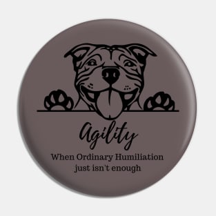 Pitbull Agility Humiliation Pin