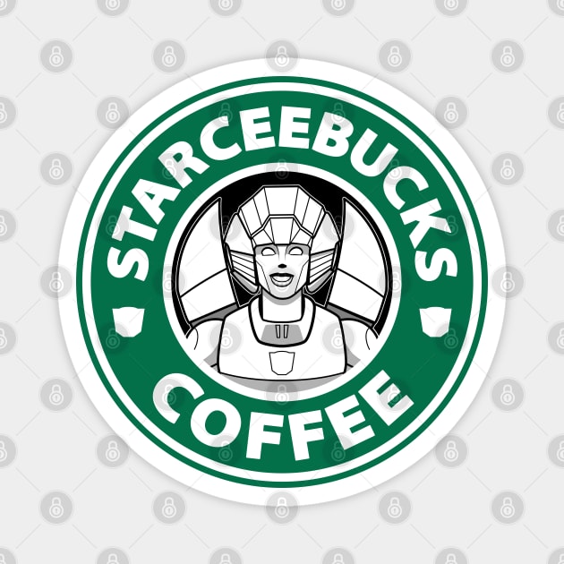 Starceebucks Coffee Magnet by boltfromtheblue