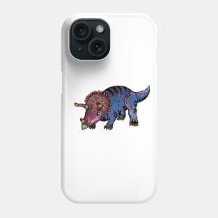 Terry Triceratops Phone Case