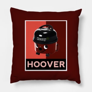 Dark, Trendy Henry Hoover Design Pillow