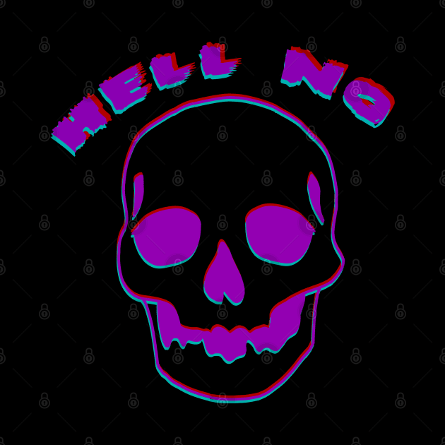 Hell No Skull by TaliDe