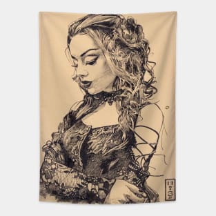 Goth Girl Tapestry