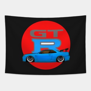 r34 gtr skyline stance Tapestry