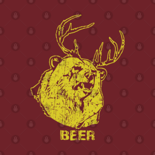 Bear Deer Beer ? Christmas TShirt TeePublic