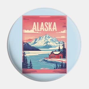 Alaska Vintage Design Pin