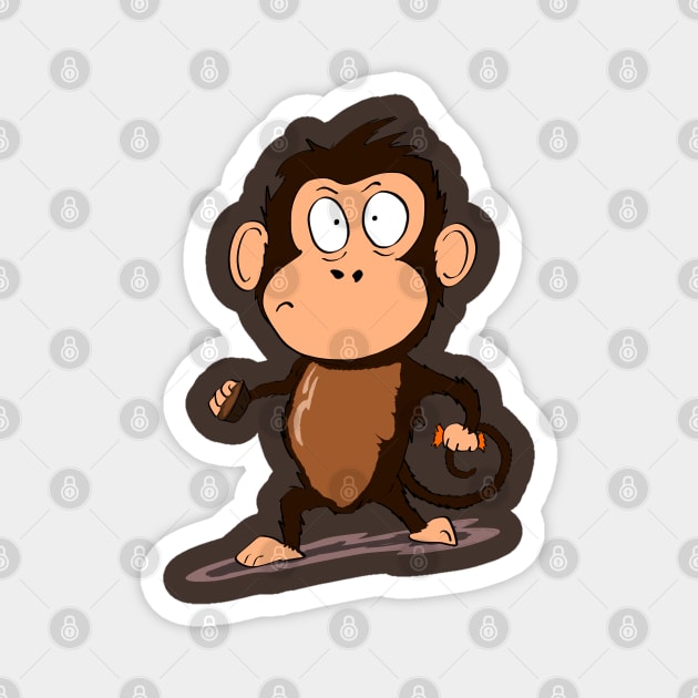 Reese's monkey Magnet by GrendelFX