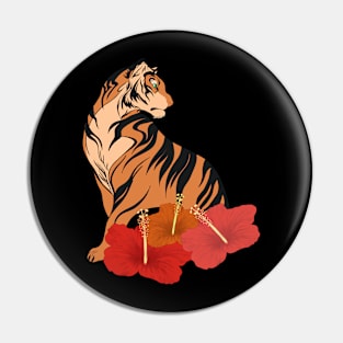 tiger hibiscus Pin