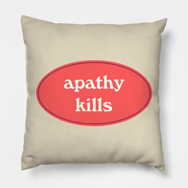 Apathy Kills Pillow by Football from the Left
