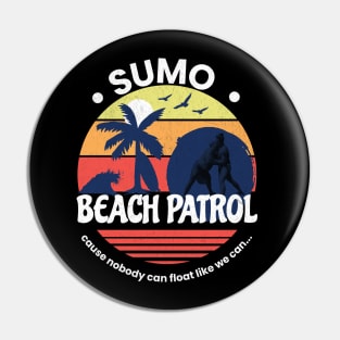 Sumo Beach Patrol Pin