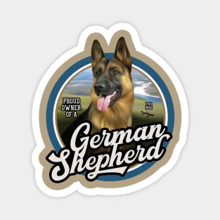 German Shepherd proud owner Magnet