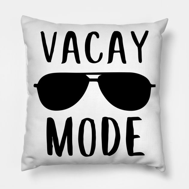 Vacay mode Pillow by colorbyte