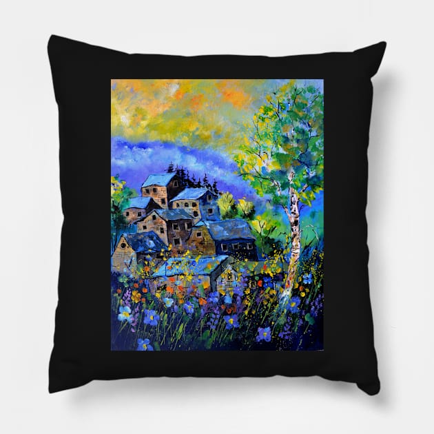 Eté en Ardennes Pillow by calimero