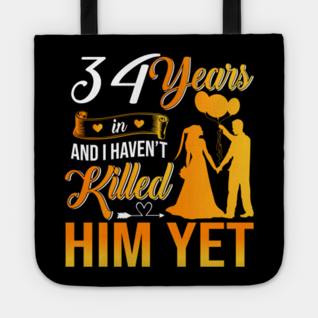 34th Wedding Anniversary Gift Shirt For