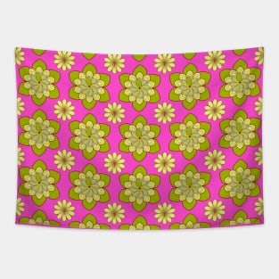 Abstract stylized floral seamless pattern Tapestry