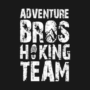 Adventure Bros Hiking Team Vintage Distressed Camping T-Shirt