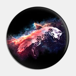 Nebula Flowers - Cute Fox Pin