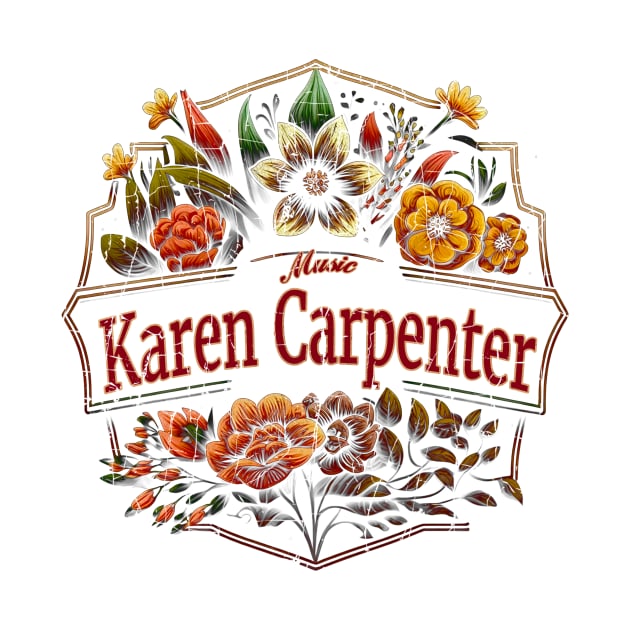 Karen Carpenter Flower Vintage by Itulah Cinta