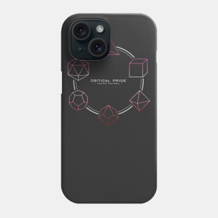 DnD Critical Pride Lesbian Phone Case