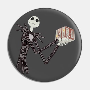 Jack Skellington with Present Pin