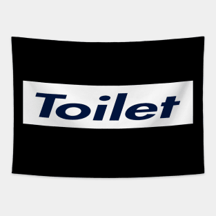 SUPER LOGO TOILET Tapestry