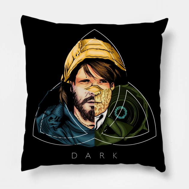 Jonas - D A R K Pillow by ArtMoore98