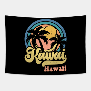 Surfing Kawaii Hawaii T Shirt For Women Men Tapestry