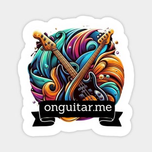 Guitar and Bass Players of the DMV Unite - onguitar.me Magnet