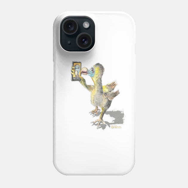Dodo girl takes a selfie Phone Case by The Dodo Gallery