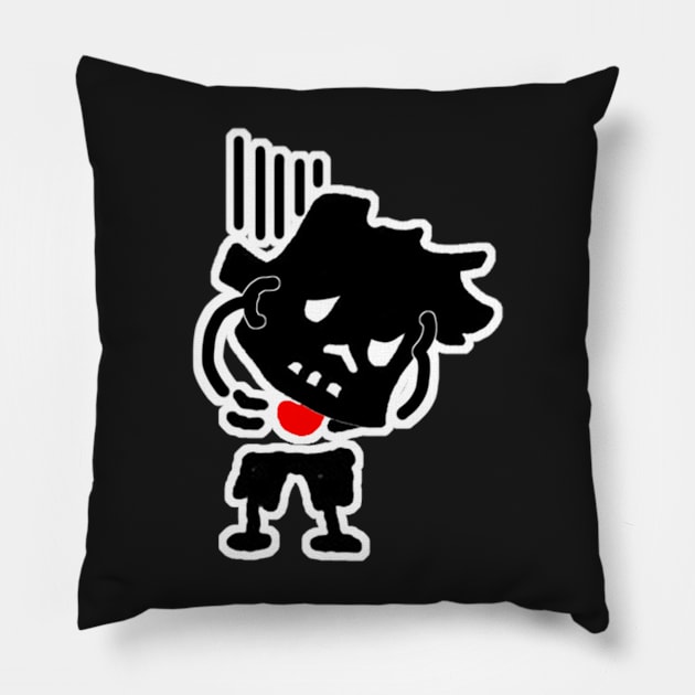 sullen zombie boy Pillow by COOLKJS0