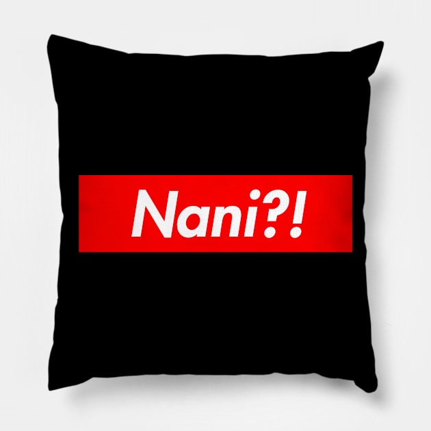 Nani Pillow by lightbulbmcoc