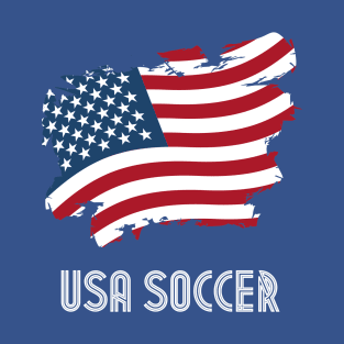 USA Soccer (Print on back) T-Shirt