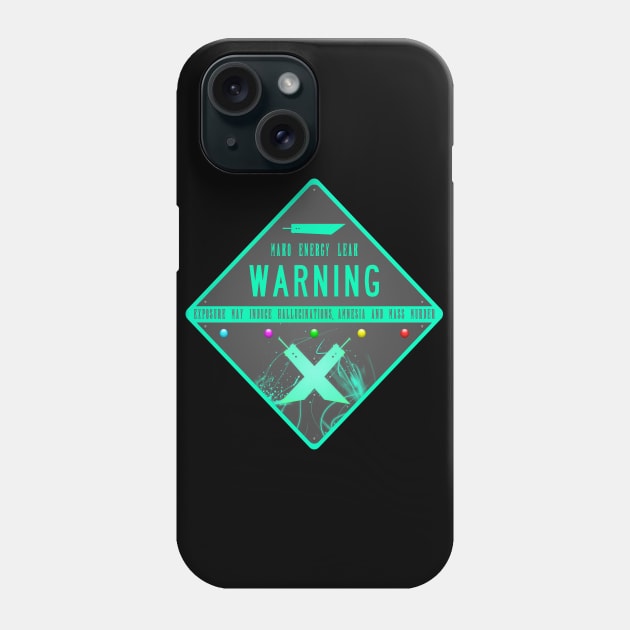 Warning: Mako Poisoning Phone Case by Jarrodjvandenberg