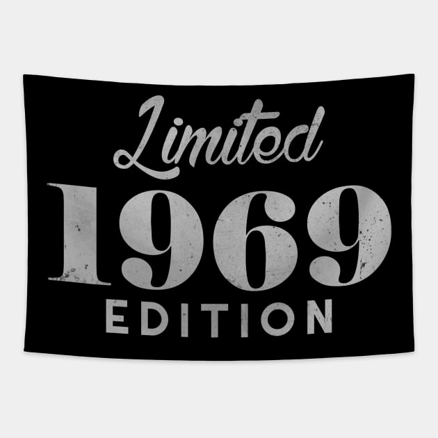 Limited 1969 50 Years Old Birthday 2019 Edition Tapestry by charlescheshire