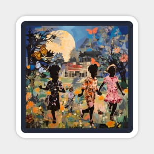 Romare´s Butterfly Moon Magnet