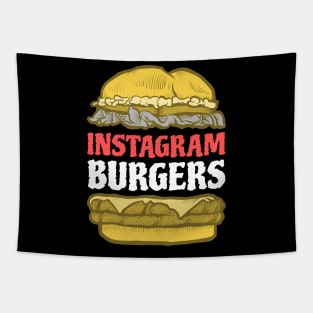 Foodie - Instagram Burgers Tapestry